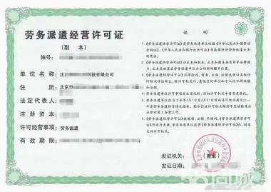 资质认证 人力资源类 劳务派遣等 全套办理人力资源劳务
